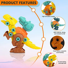 Load image into Gallery viewer, GIFZES 3Pcs Dinosaur Assembly Shooting Toys Dinosaur DIY 3-6 Years Educational Building Toys Games for Toddlers Boys Girls 1
