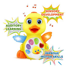 Load image into Gallery viewer, Stone and Clark Dancing Duck w/ Lights and Music  Toddler Learning &amp; Crawling Baby Toys  Baby Musical and Light up Toys for 1 Year Old Boy &amp; Girl
