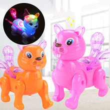 Load image into Gallery viewer, BARMI Pet Clothes,Funny Dog Squirrel Animal Musical Lighting with Leash Walking Doll Kids Toy Gift,Perfect Child Intellectual Toy Gift Set Random Color Squirrel**
