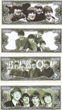 Load image into Gallery viewer, The Beatles $Million Dollar$ Novelty Bills Complete Set of 4
