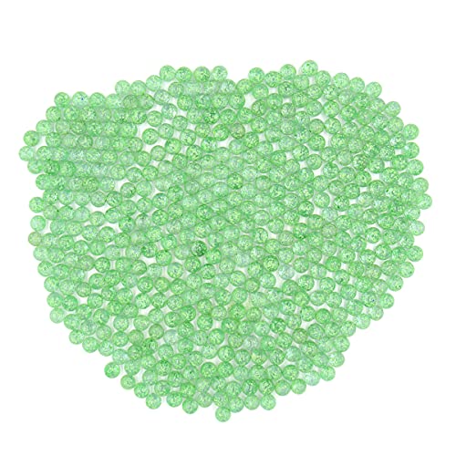 500 Green Textured Vase Filler Marbles - Bulk Marbles, About 6 Lbs. 5/8 inch Glass Marbles for Home Dcor, Marble Run Game, Toy Marbles for Kids, Slingshot Ammo, Fish Tank, Classic Childrens Game