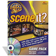 Load image into Gallery viewer, Scene It? Warner Brothers 50th Anniversary Game Pack

