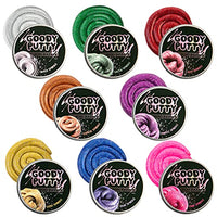 Goody Putty Dazzle Mini .5 oz Tins 8 Pack of Sensory Slime Putty for Boys and Girls