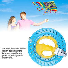Load image into Gallery viewer, VGEBY Kite Reel, Lightweight ABS Mute Large Bearing Kite Line String Winder Grip 360 Rotating Universal Wheel 20cm with 200M Line(Blue) Children&#39;s Outdoor Entertainment Supplies
