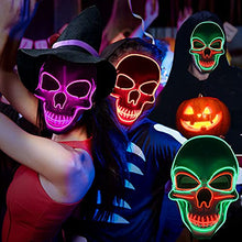 Load image into Gallery viewer, Halloween Scary Mask Light Up Mask for Party Favor Supplies with 3 Modes
