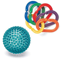 Discovery Toys BOOMERINGS Links & TANGIBALL Squishy, Squeezy Scented Sensory Ball Bundle