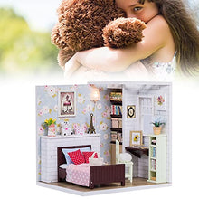 Load image into Gallery viewer, Zerodis DIY Dollhouse Miniature Assembly Kit,Tiny House Building Craft Kit Hand-Assembled Model Educational Toys for Bedroom Living Room Office Decoration
