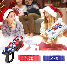 Load image into Gallery viewer, Blaster Pistol Toy for Kids,OKK Blaster Pistol with 60 PCS Foam Darts Bullets and One Shooting Target Soft Bullet Pistol for Kids Birthday Gifts Party Supplies Hand Pistol Toys for Boys (Blue)
