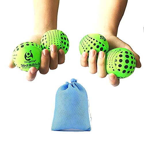 4 Pieces Washable Juggling Balls for Beginners and Professionals Set of 4 100g Each - Soft Easy Juggle Balls, Multiple Practice Juggling Ball Kits for Kids, Adults