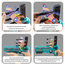 Load image into Gallery viewer, Airplane Toys for 4 5 6 Years Old Boys, Bubble Catapult Plane Outdoor Toys, One-Click Ejection Model Airplane Launcher with 3pcs Foam Glider Plane, Outside Toy and Gift for Kids 5-12
