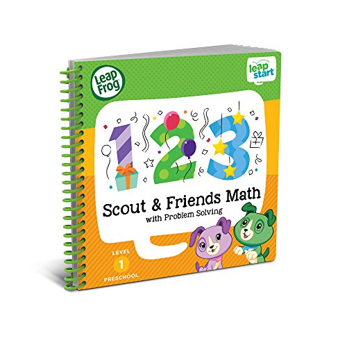 Leap Frog Leap Start Preschool Activity Book: Scout & Friends Math And Problem Solving, Great Gift For