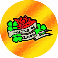 Load image into Gallery viewer, Licenses Products Tattoos Heart and Rose Lucky Magnet

