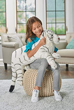 Load image into Gallery viewer, Wild Republic Jumbo White Tiger Plush, Giant Stuffed Animal, Plush Toy, Gifts For Kids, 30&quot; (19548)
