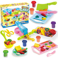 Color Dough Toys for Kid Kitchen Creations Little Chef Color Dough Set Games
