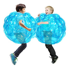 Load image into Gallery viewer, SUNSHINEMALL 2 PC Sumo Balls for Adult, Inflatable Body Sumo Balls Bopper Toys, Heavy Duty PVC Vinyl Kids Adults Physical Outdoor Active Play (24 INCH Blue)
