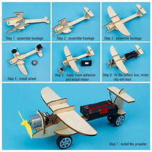 Load image into Gallery viewer, Ranvo Wooden Handmade Model Assembly Glider Kit, Glider Kit Firm Structure Kids DIY Glider, for Kids
