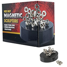 Load image into Gallery viewer, Magnetic Sculpture Building Blocks, Create Your Own Masterpiece, Development and Stress Relief, 3.5&quot; Inch (Hex Nut)
