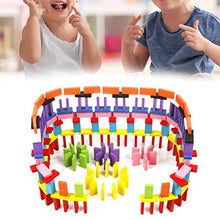Load image into Gallery viewer, Wooden Domino Toy, Learning Domino Toy, Educational Domino Toy, Durable Practical Thinking Ability Wood Safety Arly Learning for Kids Children Home(120 Tablets of Domino)
