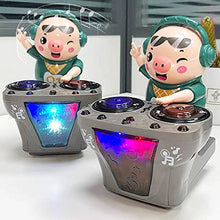 Load image into Gallery viewer, NC DJ Fashion, Electric Piggy, DJing, Singing and Dancing, DJing Pig Baby, Luminous Electric Toy
