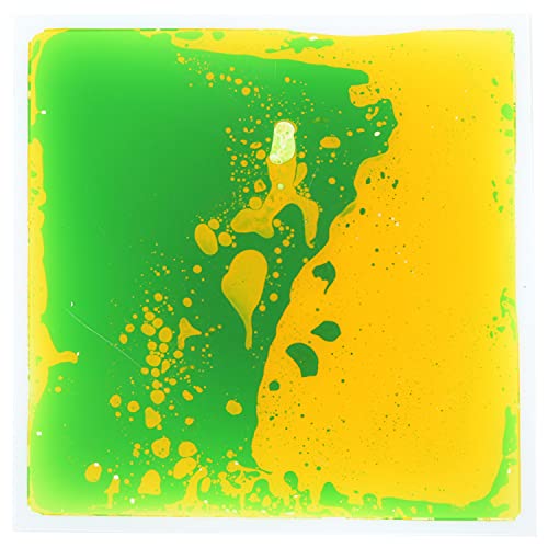 Fun And Function  Gel Floor Tiles - Large (20 x 20 Inch) Squishy Sensory Gel Pads  Sensory Gel Mats for School, Office, Clinic Floor - Green - 1 Pack Ages 3+