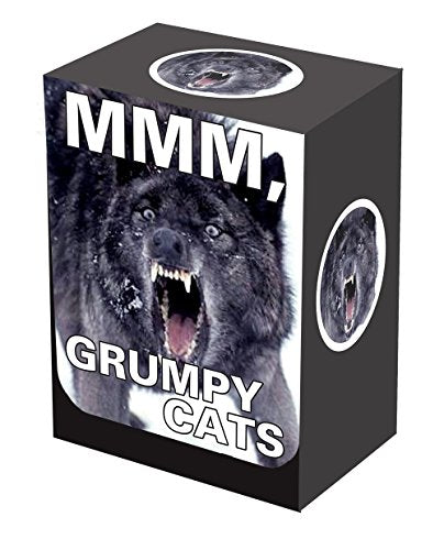 MMM, Grumpy Cats LEGION Wolf -Deck Box for Magic/MTG/Pokemon Cards