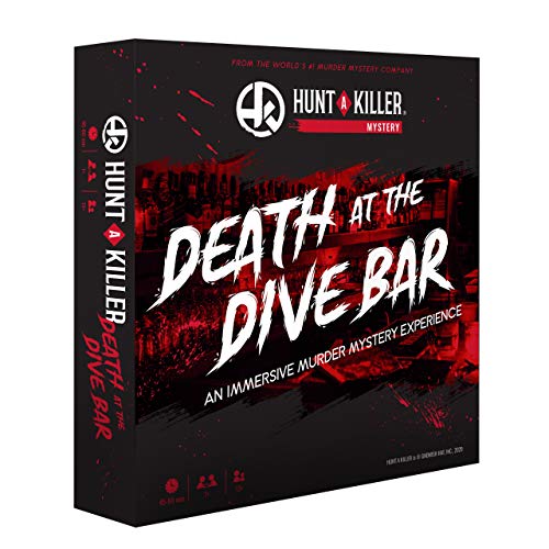 Hunt A Killer Death at The Dive Bar, Immersive Murder Mystery Game -Take on the Unsolved Case as an Independent Challenge, for Date Night or with Family & Friends as Detectives for Game Night, Age 14+
