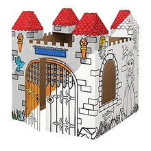 Load image into Gallery viewer, Bankers Box at Play Castle Playhouse, Cardboard Playhouse and Craft Activity for Kids
