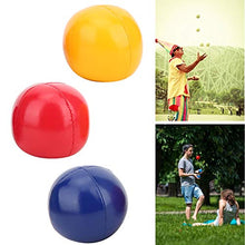 Load image into Gallery viewer, GLOGLOW 3pcs Juggling Balls, Hand Throw Indoor Leisure Sports Ball with Net Bag Durable PU Leather Juggling Ball Educational Toys for Beginners KidsJuggling Sets
