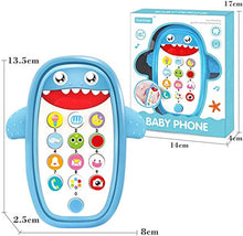 Load image into Gallery viewer, Baby Musical Toys,Baby Shark Phone Toys with Light and Sound, Teething Phone Toy for Babies - Play and Learn for Children and Toddlers
