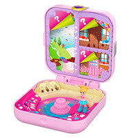 Polly Pocket Hidden Hideouts Polly Candy Adventure Compact, Micro Doll and Accessories, Multi