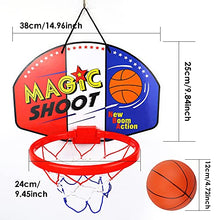 Load image into Gallery viewer, TCOTBE Indoor Mini Basketball Hoop Set.Children&#39;s Toys, Basketball Board, Parent-Child Sports, Indoor Basketball. for Door and Wall Mount with Complete Accessories Basketball Toy Gifts
