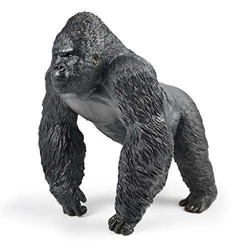 RECUR Toys Large Mountain Gorilla King Kong Toys - Realistic Hand Painted Walking Gorilla Ape Figurine Model  Replica Orangutan 2021 Godzilla vs Kong Toys Figure Gift for Collectors Boys Kids 3+