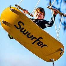 Load image into Gallery viewer, Swurfer - the Original Stand Up Surfing Swing - Curved Maple Wood Board To Easily Surf The Air
