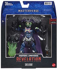 Load image into Gallery viewer, Masters of the Universe Masterverse Power of Grayskull Skeletor Action Figure 9-in MOTU Battle Figure, Gift for Kids Age 6 and Older and Adult Collectors
