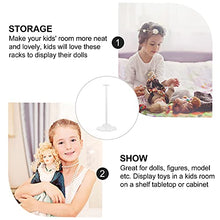 Load image into Gallery viewer, EXCEART 3pcs Doll Stands Display Holders Mini Toy Doll Support Frame Action Figures Doll Brackets Rack Accessories for Kids Girl Room Decor

