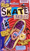 Load image into Gallery viewer, Finger Skateboard - Great for Stunts - With Carry Chain
