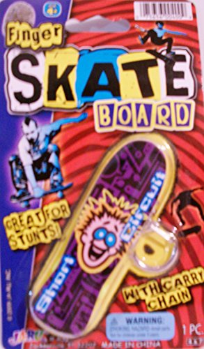 Finger Skateboard - Great for Stunts - With Carry Chain