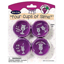 Load image into Gallery viewer, Rite Lite Purple Unique Holiday Passover Four Cups of Slime for Pesach/ Pesach Seder
