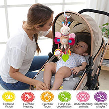 Load image into Gallery viewer, Sealive 4 Piece Baby Stroller Toy Sensory Musical Toys, Soft Rattles Hanging Plush Activity Crib Car Seat Toys for Babies Boy Girl
