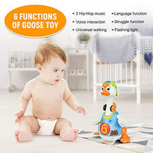 Load image into Gallery viewer, Woby Baby Musical Toy Dancing Singing Talking Walking Hip Hop Swing Goose Cool Educational Toy Gift for 1 2 3 Year Toddlers Kids Boys Girls
