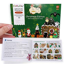 Load image into Gallery viewer, The Halloween &amp; Christmas Craft Set for Kids, 24 Color Air Dry Clay Set for Kids, Winter Holidays Craft Kit for Kids
