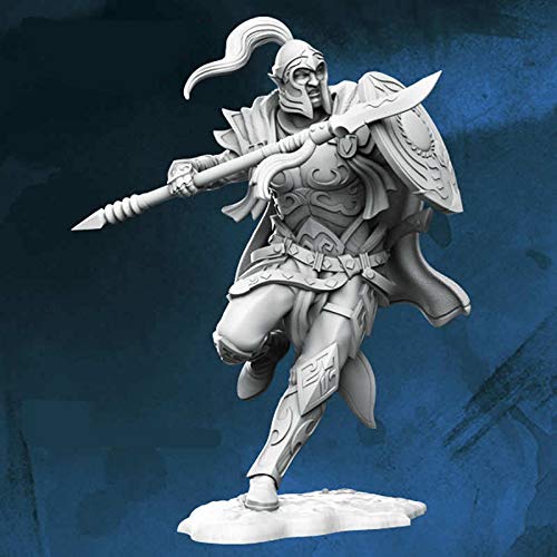 Assena-Leena Elf Warrior Figure Kit 28mm Heroic Scale Miniature Unpainted First Legion