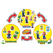 Load image into Gallery viewer, Epoch Games Super Mario Blow Up! Shaky Tower Balancing Game, Tabletop Skill and Action Game with Collectible Action Figures
