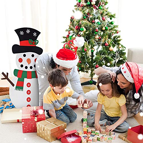 Wall Hanging Games, Detachable Decorative Exquisite DIY Felt Snowman, Ideal  Gift For Children's Holidays Christmas Decorations Children's Parties Kids