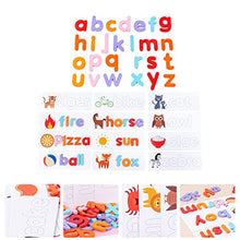 Load image into Gallery viewer, Balacoo 1 Set Spell Learning Toy Spelling Puzzle Sight Words Matching Game Montessori Preschool Educational Toys (Mixed Color)
