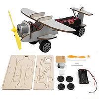Diydeg Handmade Model Wooden Easy to Install Handmade Airplane, Toy Assembly Glider, Firm Structure for Baby Kids