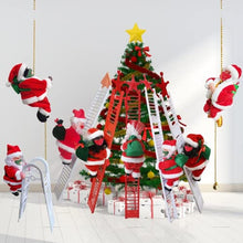 Load image into Gallery viewer, Santa Claus Climbing Rope with Face Mask, Santa Claus Electric Christmas Toys with Music and Lights, Climbing up and Down, Hanging Ornament for Party/Home/Door/Wall/Holiday Decoration
