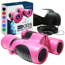 Load image into Gallery viewer, THINKPEAK Binoculars for Kids - High Resolution, Shock-Resistant Real Toy Binoculars for 3-12 Years Girls and Boys - Holiday Gifts &amp; Birthday Presents for Kids, Pink
