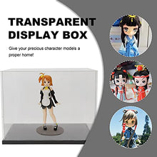 Load image into Gallery viewer, DOITOOL Clear Acrylic Display Box Assemble Countertop Case Cube Organizer Showcase for Action Figures Toy Collectibles Size L
