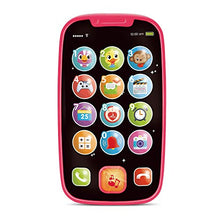Load image into Gallery viewer, My First Smartphone  Cell Phone Baby Toy, for Toddlers and Young Children  15 Unique Buttons and Functions, Musical Melodies, Animal Sounds and Number Learning  for 1-Year-Old Kids and Older
